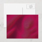 Crimson velvet red briefkaart (Voorkant / Achterkant)