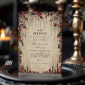 Crimson Vines Gothic Halloween viering Kaart