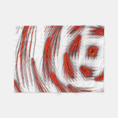Crimson Wave Motion Fleece Blanket Deken (Voorkant (Horizontaal))