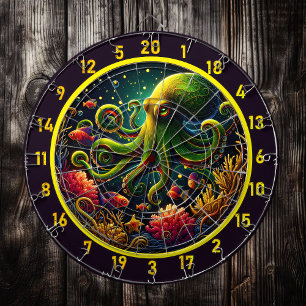 Crimson Wave Octopus Dartboard Dartbord