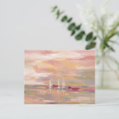 Crimson Waves Briefkaart (Staand voorkant)