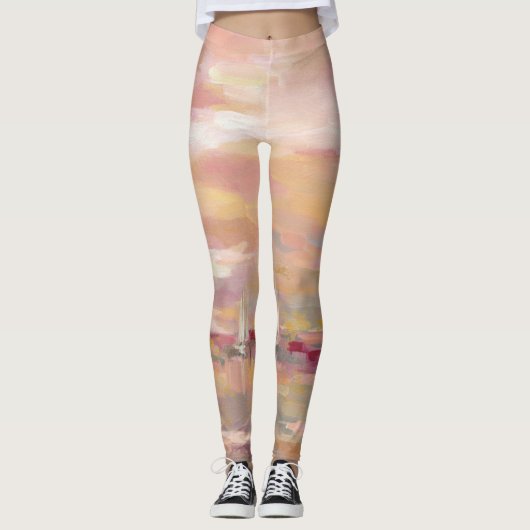 Crimson Waves Leggings (Voorkant)