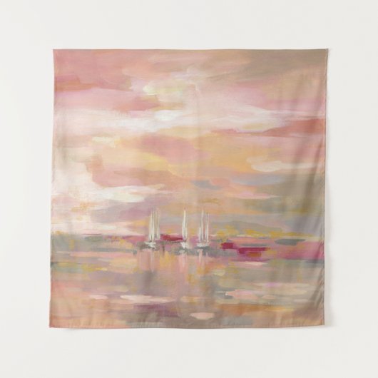 Crimson Waves Wandkleed (Voorkant (horizontaal))