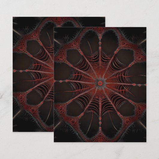 Crimson Web: Fractale dans met de Redback Spider (Voorkant / Achterkant)
