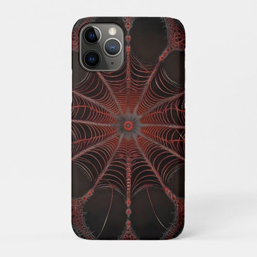 Crimson Web: Fractale dans met de Redback Spider Case-Mate iPhone Case (Achterkant)