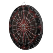 Crimson Web: Fractale dans met de Redback Spider Dartbord (Voorkant Rechts)