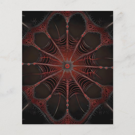 Crimson Web: Fractale dans met de Redback Spider Flyer (Voorkant)