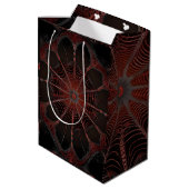 Crimson Web: Fractale dans met de Redback Spider Medium Cadeauzakje (Achterkant Gekanteld)