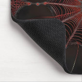 Crimson Web: Fractale dans met de Redback Spider Muismat (Hoek)