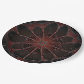 Crimson Web: Fractale dans met de Redback Spider Papieren Bordje (Gekanteld)