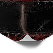 Crimson Web: Fractale dans met de Redback Spider Poster (Hoek)