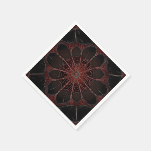 Crimson Web: Fractale dans met de Redback Spider Servet (Hoek)