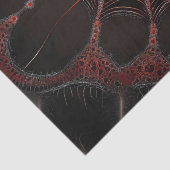 Crimson Web: Fractale dans met de Redback Spider Tissuepapier (Detail)