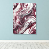 Crimson Whirlwind Canvas Kunst (Insitu (Houten vloer))