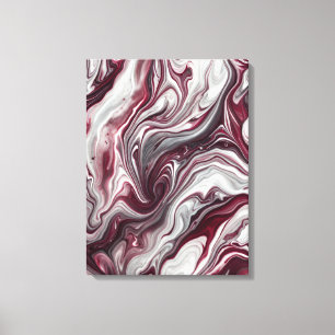Crimson Whirlwind Canvas Kunst