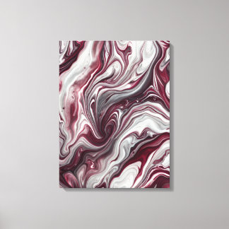 Crimson Whirlwind Canvas Kunst