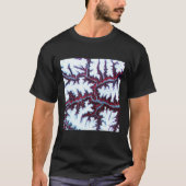Crimson White Blue River Mountain Pattern T-shirt (Voorkant)