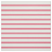 Crimson & White Colored Lines Pattern Stof (Swatch)
