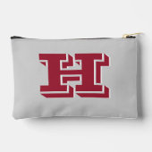 Crimson White School Varsity Letter Blok Monogram Etui (Achterkant)