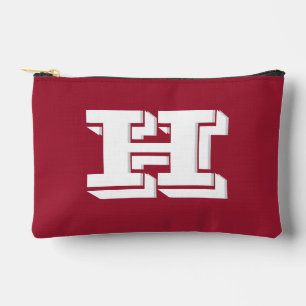 Crimson White School Varsity Letter Blok Monogram Etui