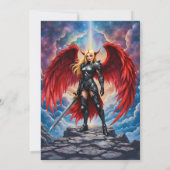 Crimson Wing – Fallen Angel Warrior. Kaart (Achterkant)