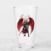 Crimson Wing – Gevallen Engel Krijger. Glas (Achterkant)