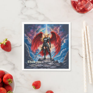 Crimson Wing – Gevallen engel krijger. Servet