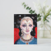 Crimson Wings Angel Briefkaart (Staand voorkant)