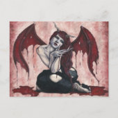Crimson Wings Bloody Demon Briefkaart (Voorkant)