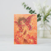 Crimson Wings Briefkaart (Staand voorkant)