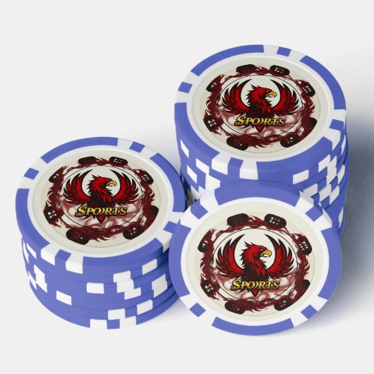 CrimsonCore: Poker Chip Design uit het BD Verse (Opstapeling)