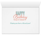 Cringe. Ik heb je verjaardagskaart gemist (Binnen Horizontaal (Onder))