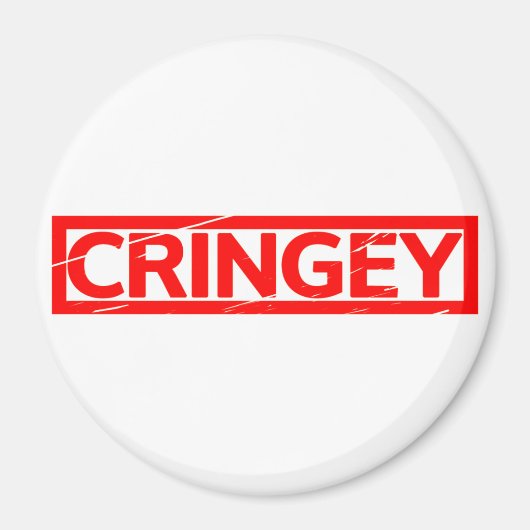 Cringey Stempel Magneet (Voorkant)