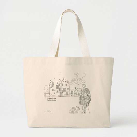 Cringletie House Scotland Canvas tas (Voorkant)
