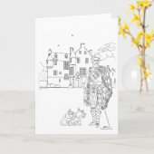 Cringletie Huis Schotland Kaart (Gele Bloem)