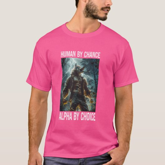 Cringy Alpha Wolf Meme Cringey Funny Cringe Werewo T-shirt (Voorkant)