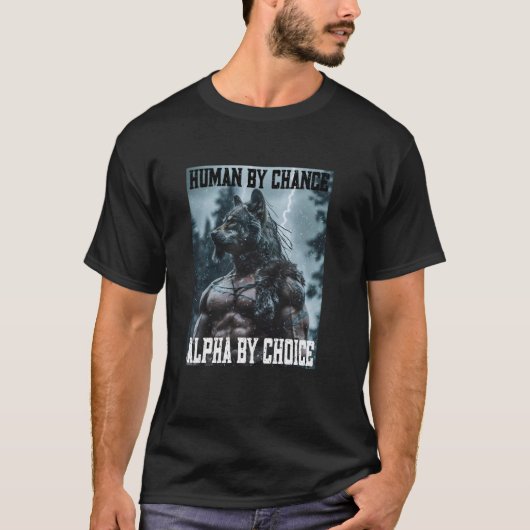 Cringy Viking Alpha Wolf Cringey Grappige Cringe w T-shirt (Voorkant)