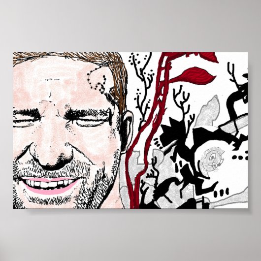 Crinkelen Man Poster (Voorkant)