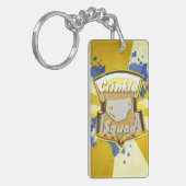 Crinkle Badge Sleutelhanger (Voorkant Links)