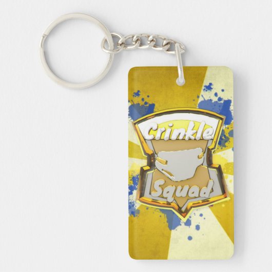 Crinkle Badge Sleutelhanger (Voorkant)