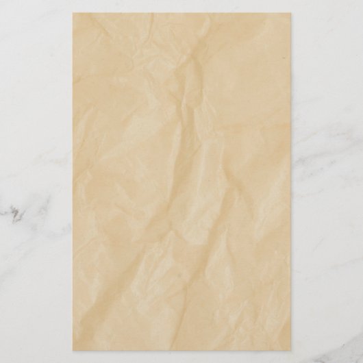 Crinkle Paper Achtergrond Stationery Briefpapier (Voorkant)