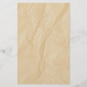 Crinkle Paper Achtergrond Stationery Briefpapier (Achterkant)
