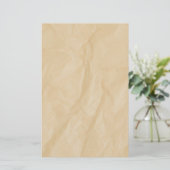 Crinkle Paper Achtergrond Stationery Briefpapier (Staand voorkant)