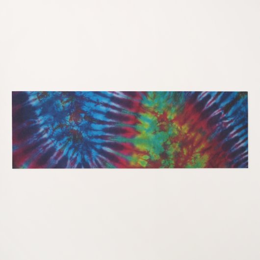 Crinkle Stripes Tie Dye Yogamat (Achterkant (horizontaal))