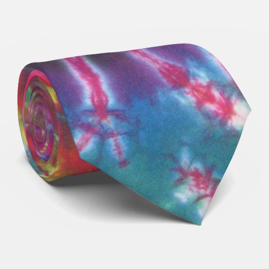 Crinkle Tie Dye Necktie Stropdas (Opgerold)