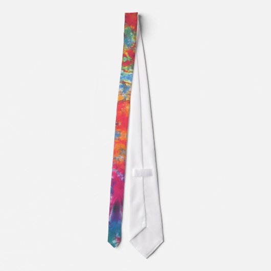 Crinkle Tie Dye Necktie Stropdas (Achterkant)