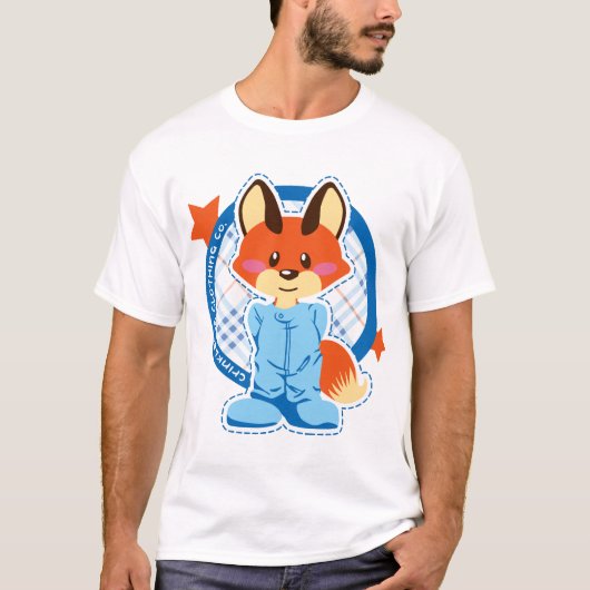 CrinkleCub Fox T-shirt (Voorkant)