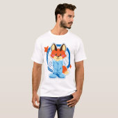CrinkleCub Fox T-shirt (Voorkant volledig)