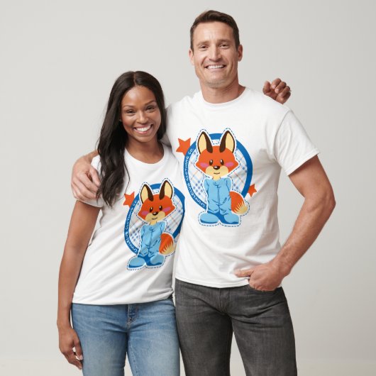 CrinkleCub Fox T-shirt (Unisex)