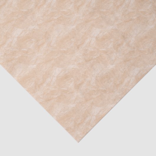 Crinkled Look in Bleke Roze Perzik Tissuepapier (Detail)